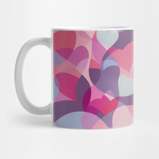 Multicolor Pastel Heart Confetti Mug